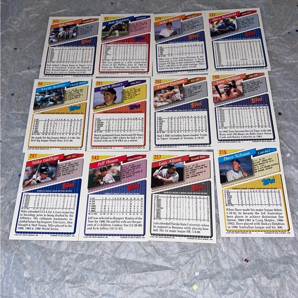 1️⃣9️⃣9️⃣3️⃣TOPPS BASEBALL ⚾️CARDS - Picture 7 of 10